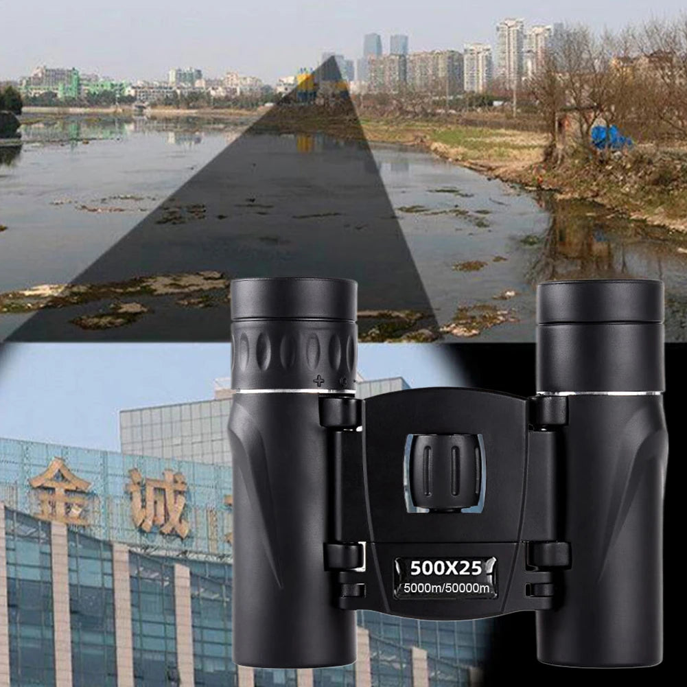 Portable Binoculars Long Range HD Powerful Binoculars Professional Binoculars for Hunting Sports Outdoor Camping Travel