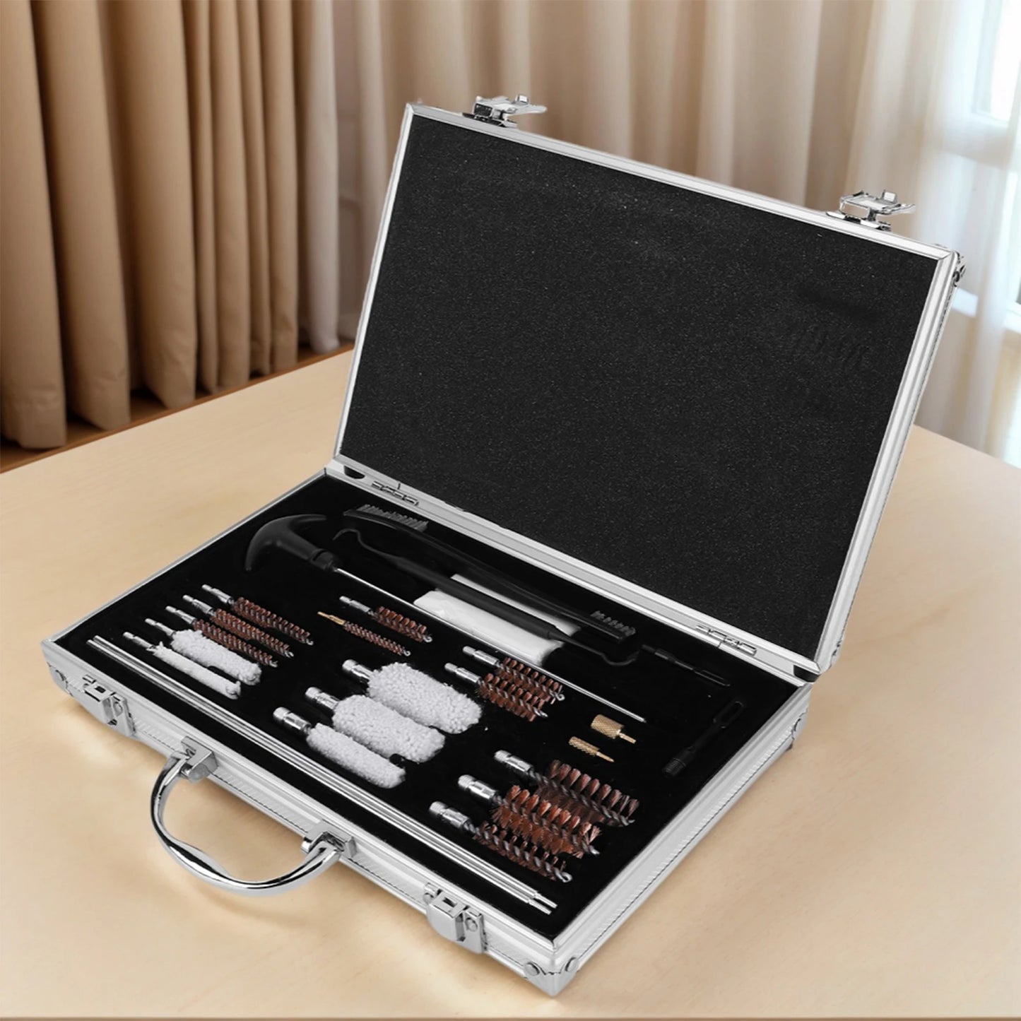 Gun Cleaning Kit Gun Barrel Brush Box Set Gun Brush Pipe Cleaning Tools for Rifle Pistol Handgun Shotgun Cleaning Kit Tool
