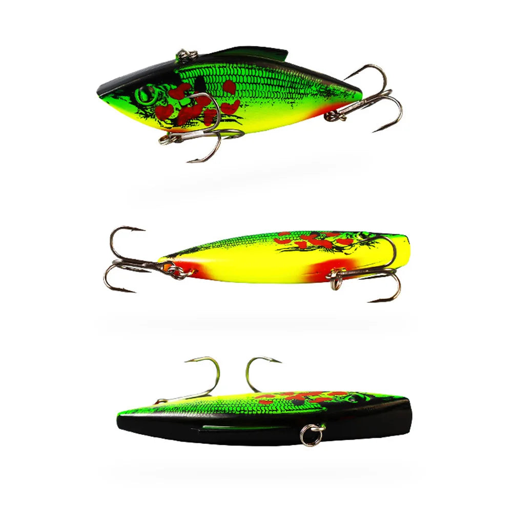 Fishing Lure 6.5cm 11.4g Artificial Hard Bait with Hooks Fishing Bait Plastic Wobblers Fishing Accessories