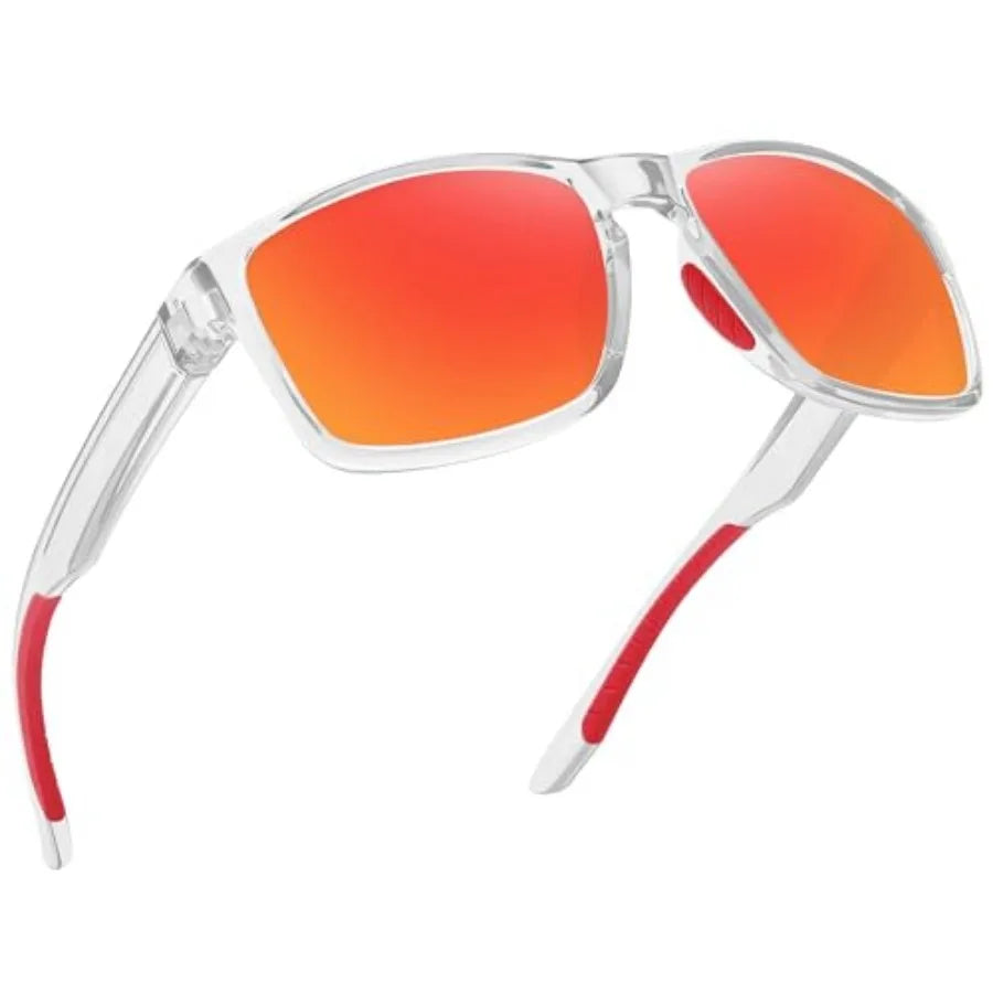 Sports Polarized Sunglasses for Men Women UV Protection Unbreakable Driving Running Fishing Hiking Sun Glasses