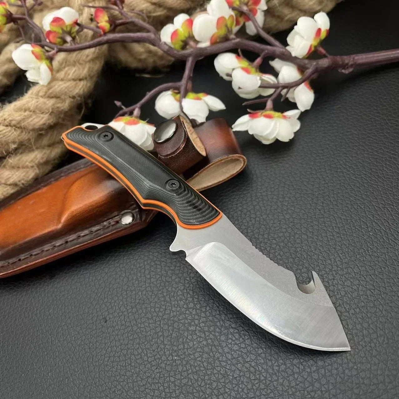Skinner Tactical Knife High Hardness Fixed Blade Knife G10 Handle Self Defense Multifunctional Knives