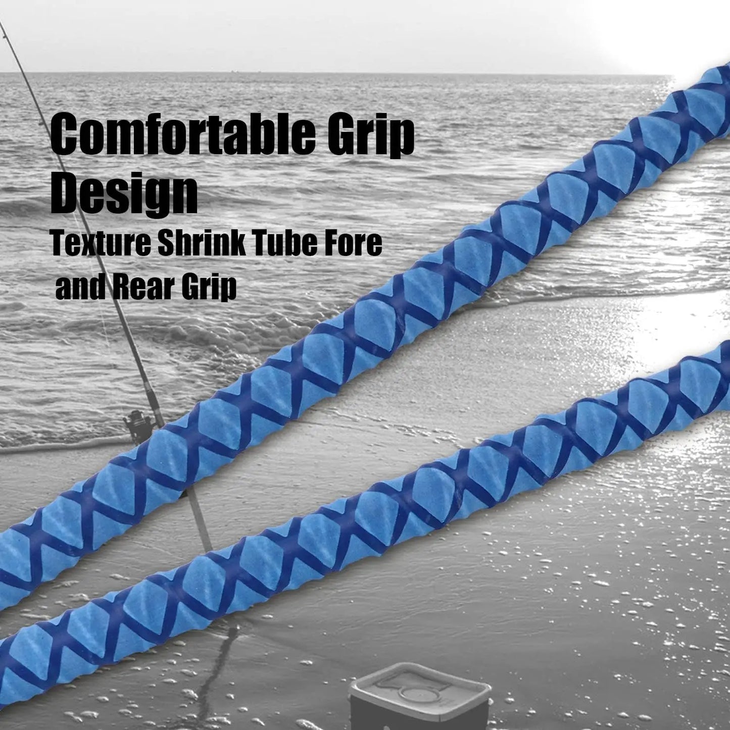 Surf Spinning Fishing Rod Carbon Travel Surf Rod 2 Piece/3 Piece/4 Piece Spinning Fishing Rod 9'/10'/11'/12'/15'