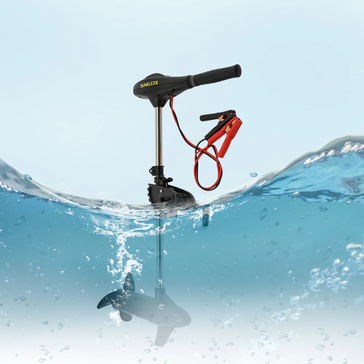 Electric Outboard Motor with Extendable Shaft 5 Forward Gears and 3 Reverse Gears Outboard Engine for Small Boats Within 9.84ft in Length and Weighing 1102 Pounds or Less