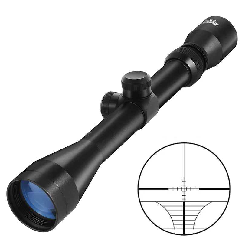 3-9x40 Optics Scope Tactical Hunting Sight with Rangefinding Reticle Hunting Scopes