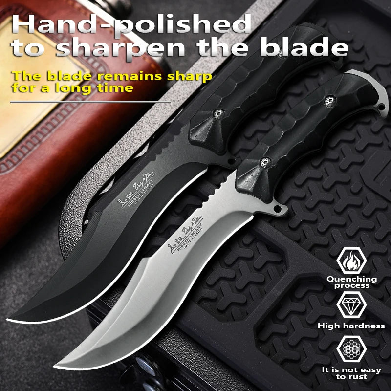 S038A Straight Knife, a sharp and multi-functional box opening tool, is suitable for outdoor camping, hunting and self-defense.