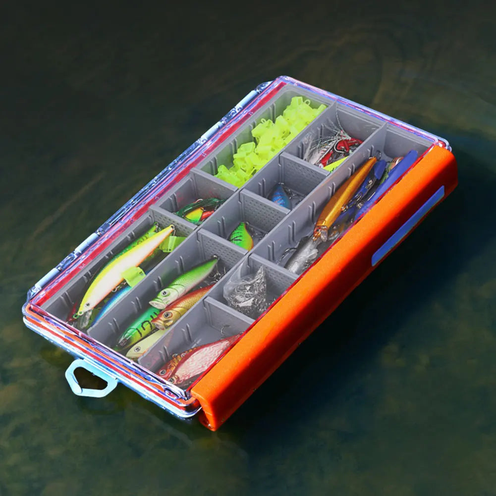 Fishing Lures Kit Fishing Hard Bait Spoon Spinner Artificial Bait Kit with Box for Bass Pike