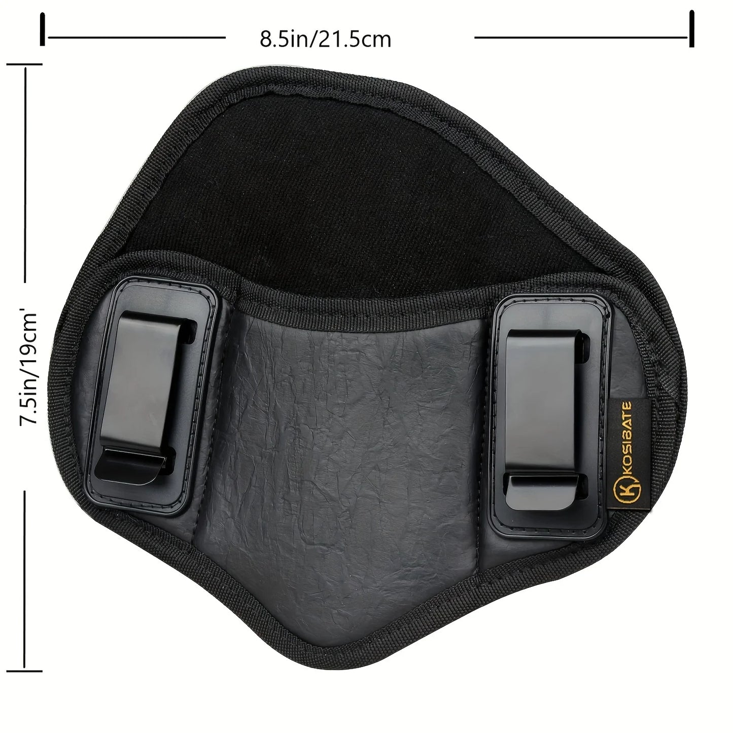 2PCS Tactical Holster Concealed Carry Belt Metal Clip IWB OWB Airsoft Gun Bag Universal Pistol Holder