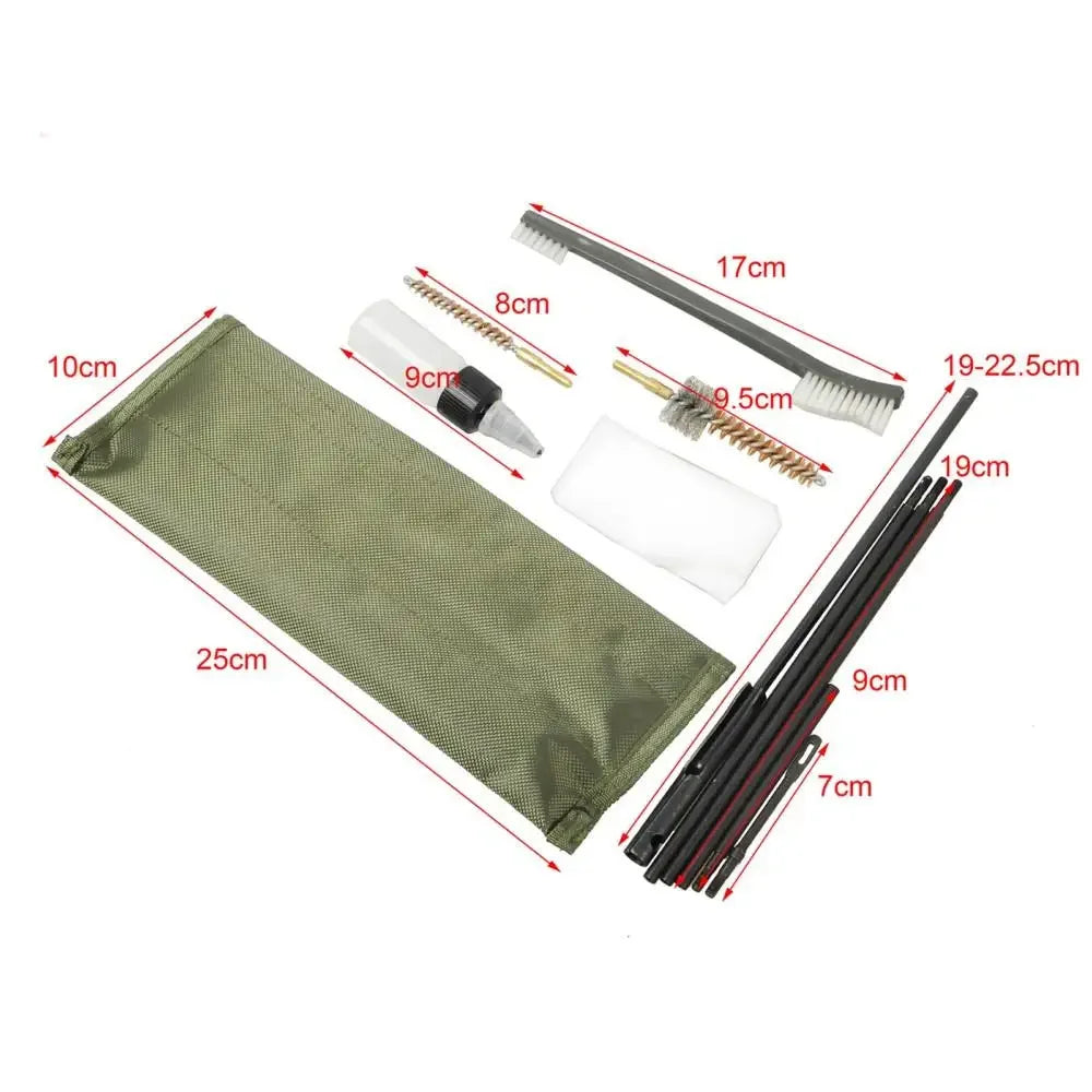 Universal Brush Tool Cloth Gun Cleaning Kit Professional Gun Cleaning Mat Gunsmithing Set Tactical Gun For Rifle Pistol Shotgun