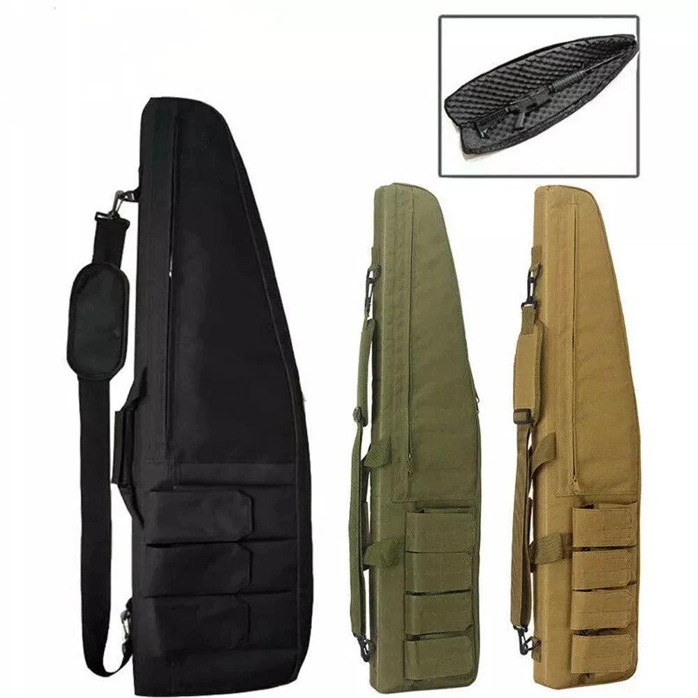 47" Soft Rifle Cases Rifle Bag Soft Shotgun Rifle Case Long Bag Zipper Pockets Classic Tactical Transportation Case Adjustable Shoulder Strap Water Resistant Shooting Range Hunting