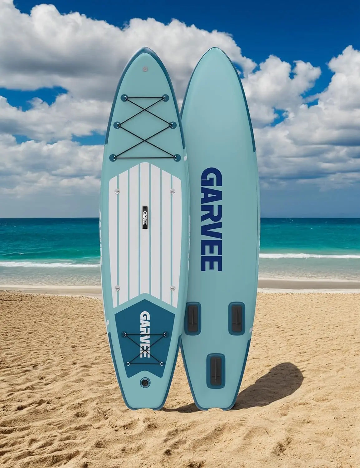 Inflatable Paddle Board for Adults, 10'6"/11" Inflatable Stand Up Paddle Board with Premium Accessories, Non-Slip EVA Deck for A