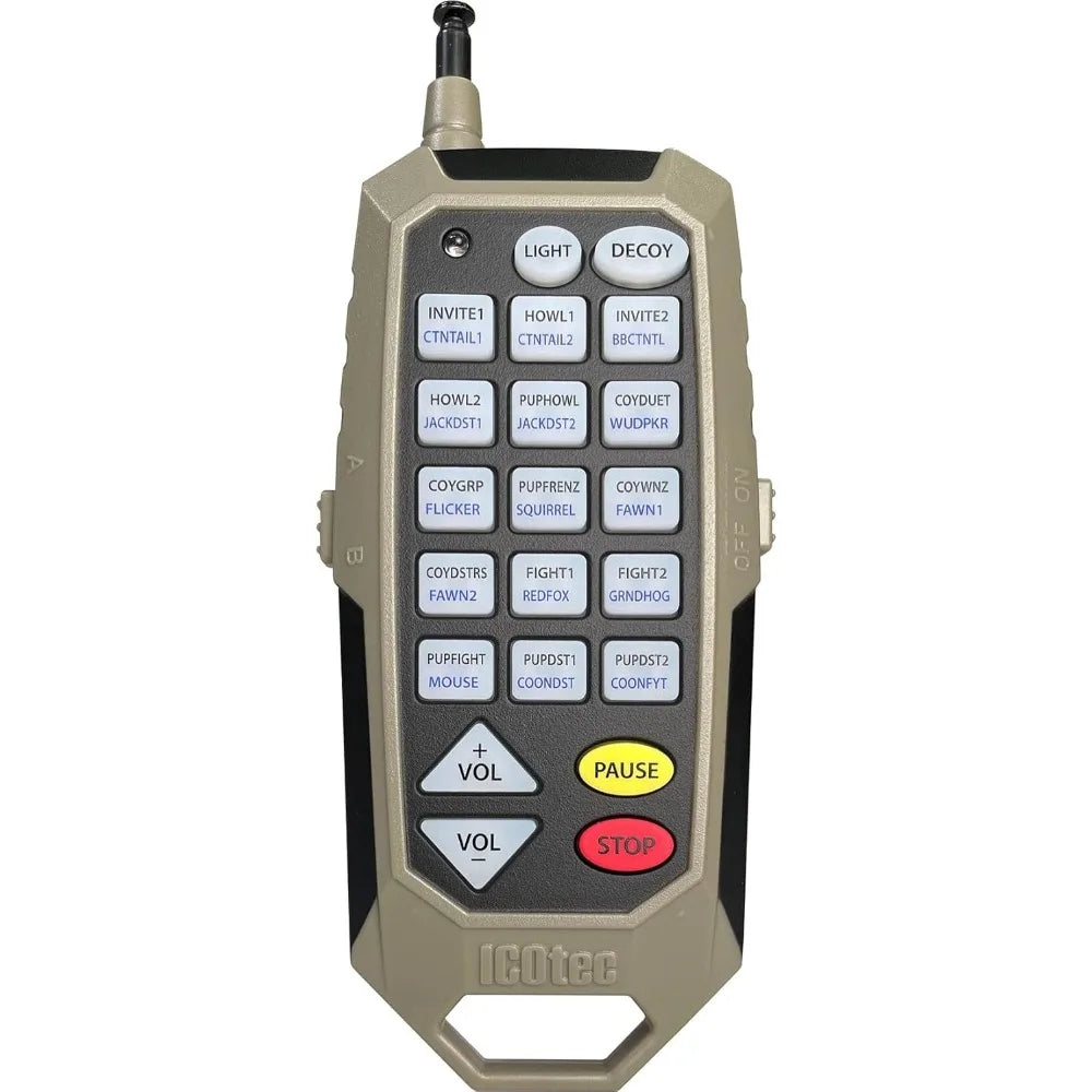 320+ Predator Decoy Combo - Perfect for Coyote, and Raccoon Hunting - 300 Yard Remote Range