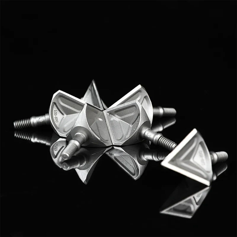 100grain Arrowhead Broadhead 6pcs Screw in Point Tips for Outdoor Bow Arrow Hunting Shooting Target Archery Accessories