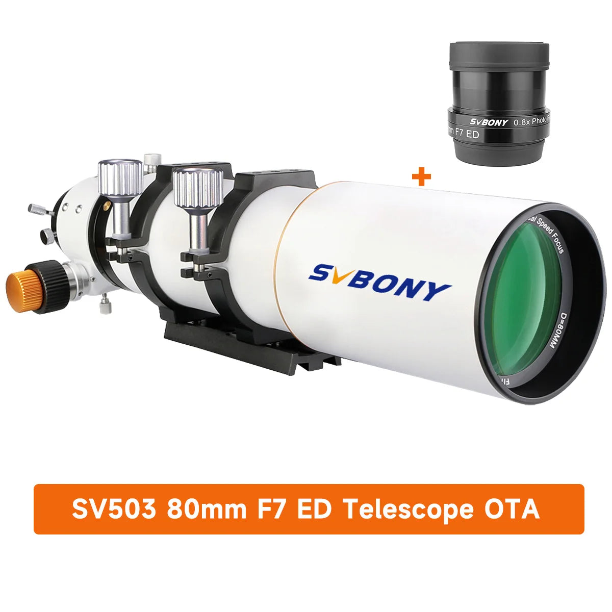 Svbony SV503 Astro telescope 70/80/102ED Extra Low Dispersion Achromatic Refractor OTA For Exceptional Viewing Astrophotography