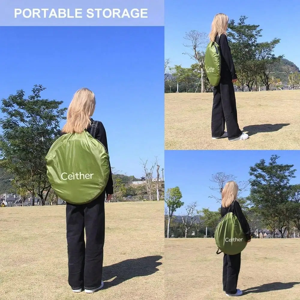Portable Pop-Up Privacy Tent For Camping & Outdoor Showers - Instant Changing Room & Toilet Shelter, Waterproof
