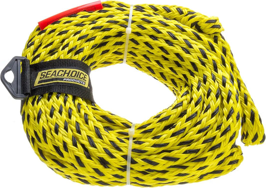 Heavy Duty Tube Tow Rope for 6 Riders, 6000lbs Floating Polypropylene