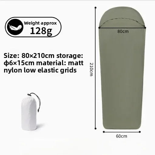 Outdoor Sleeping Bag Liner Tourism Single Nylon Stretch Envelope 128g Ultralight Camping Sleeping Bags Accessories