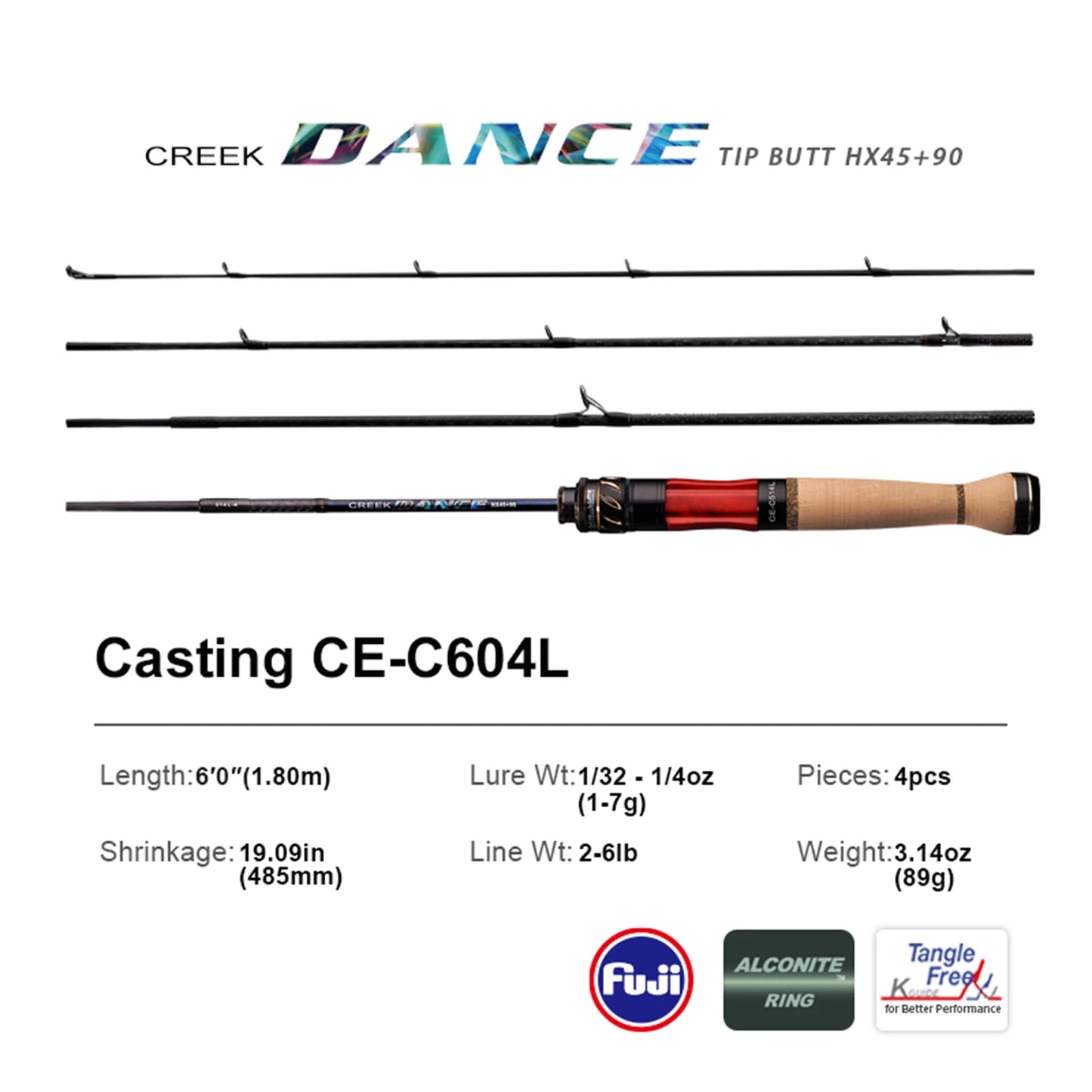 PURELURE CREEK DANCE Trout Rod BFS Fishing Casting UL Spinning Light Travel Rod Stream Ejection Rod Fuji Alconite Ring Perch