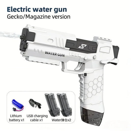 Electric Water Gun, Automatic Squirt Guns with Long Range with Large Capacity,  Water Blasters for Outdoor Summer