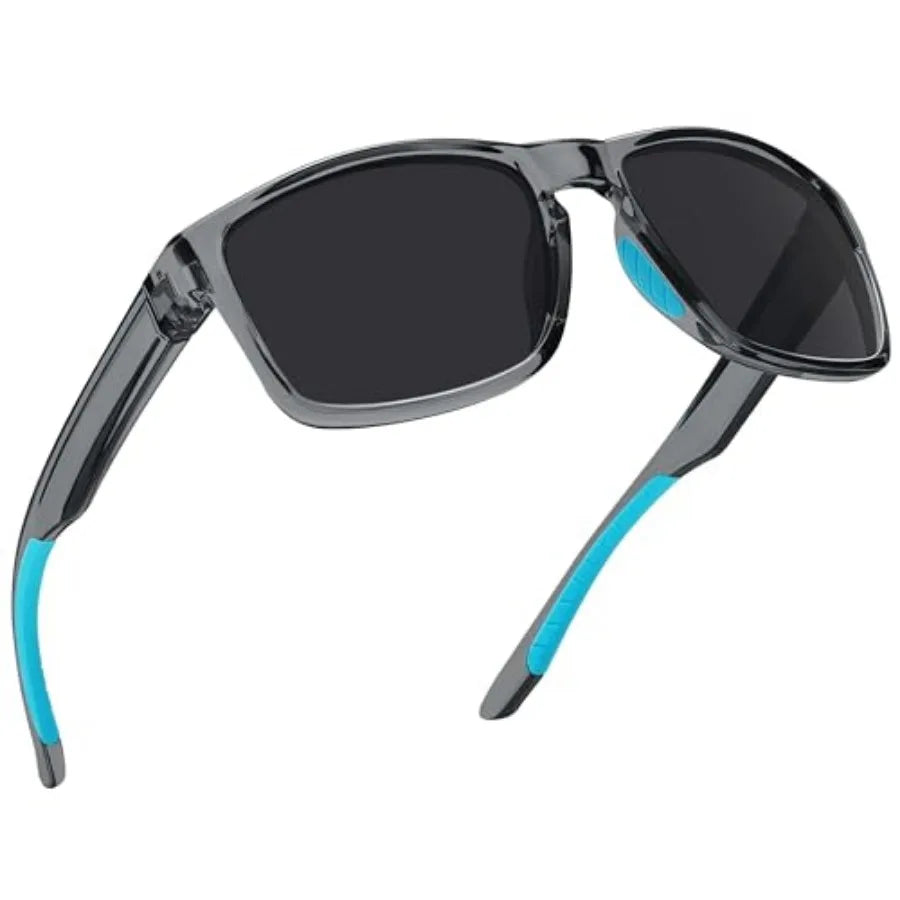 Sports Polarized Sunglasses for Men Women UV Protection Unbreakable Driving Running Fishing Hiking Sun Glasses