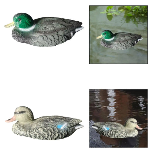 Floating Duck Decoy Realistic Fake, Decorative, Easy to Place, Duck Statue, Hunting Decoy Pond Decor for Yard, Outdoor Patio