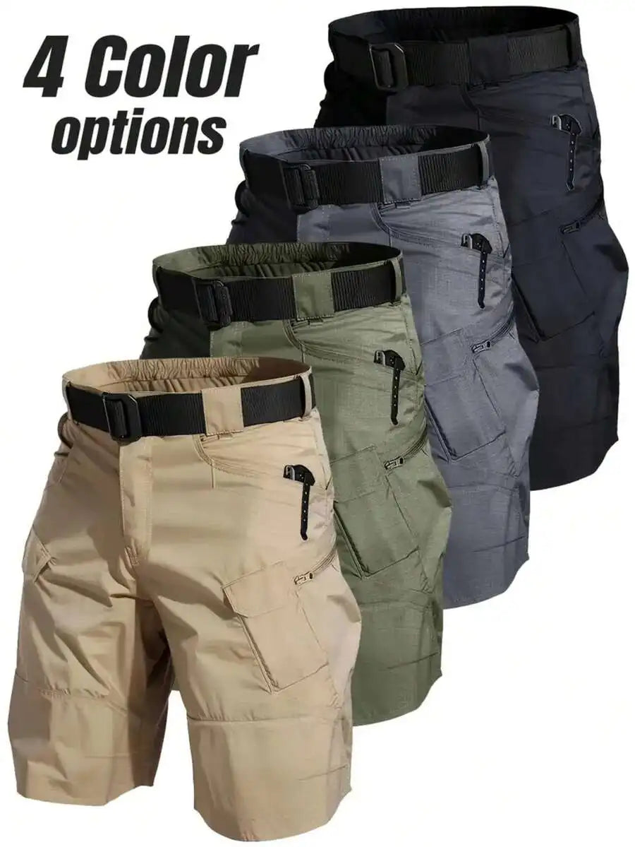 Mens Cargo Shorts Breathable Quick Dry Multi Pocket Tactical Work Shorts