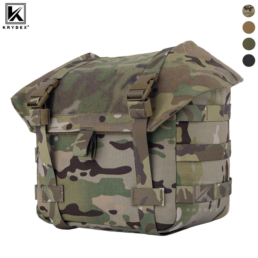 KRYDEX Tactical Jungle Butt Pack MOLLE Waist Pack Suspender Bag for Hunting Hiking Bushcraft Camping Outdoor Range Gear