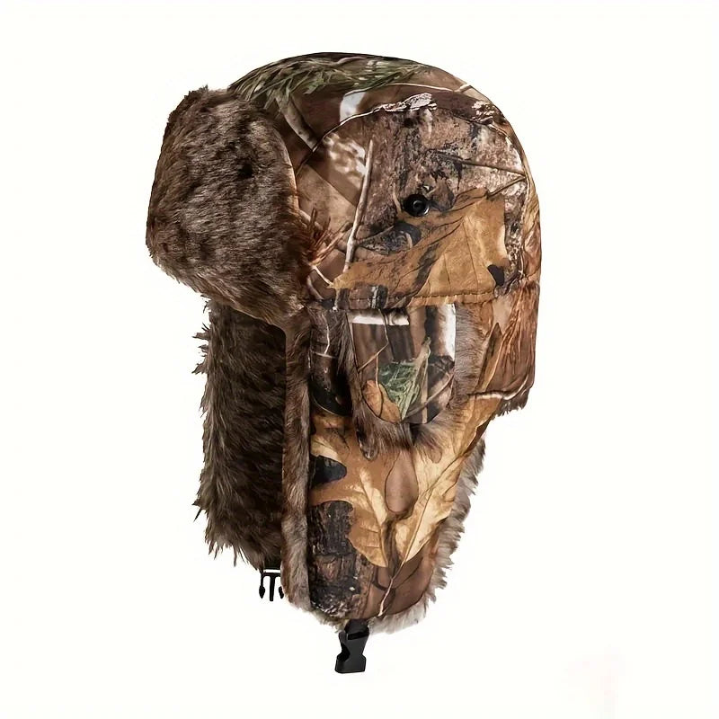 Winter Camouflage Hunter Hat Ear Protection Warm Outdoor Mountaineering Hunting Hiking Ear Protection Warm Hat