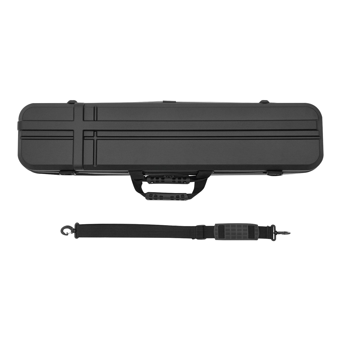 Recurve Bow Case with Handle, Hard Shell Travel Case for Recurve Long Bow, Sponge Padding Multi-Compartment Storage