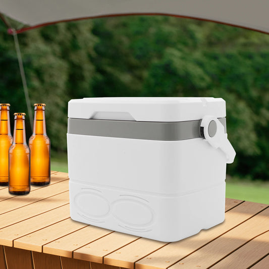 8.5L Insulated Cooler, Portable Insulated Cooler, Camping Cooler with Handle, for Ourdoor Activity, Fishing Trip, Family Camping