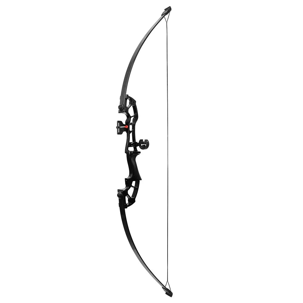 Right Hand Straight Pull Bow Set 40lbs with Quick Takedown Assembly Lightweight Durable Construction for Easy Transport Ideal for Outdoor Survival Hunting and Camping Adventures