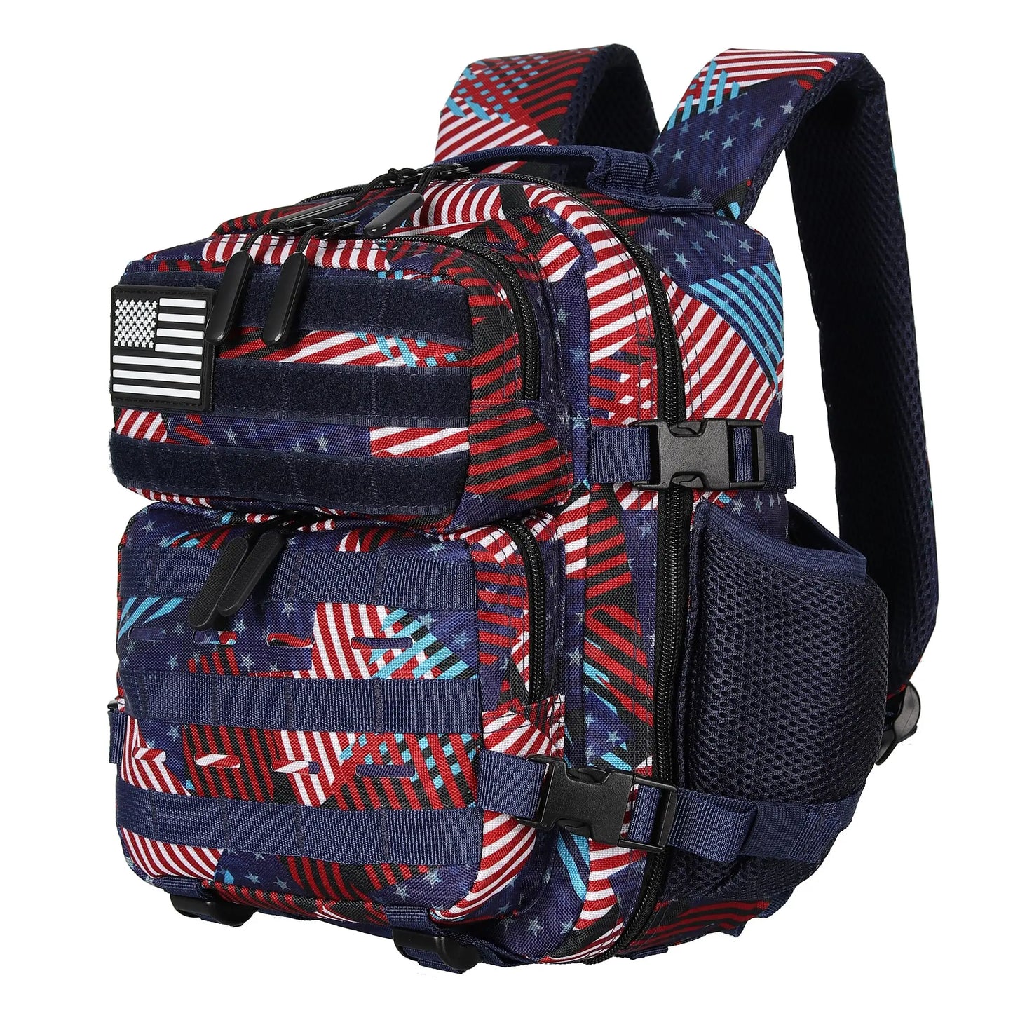 9L Cherry Print Tactical Backpack For Adults Hiking Fitness Small Utility Bag