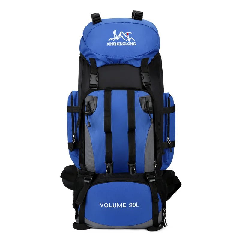 90L Waterproof Hiking Backpack Camping Rucksack Large Capacity Travel Outdoor Sports Bag for Trekking Backpacking and Adventure
