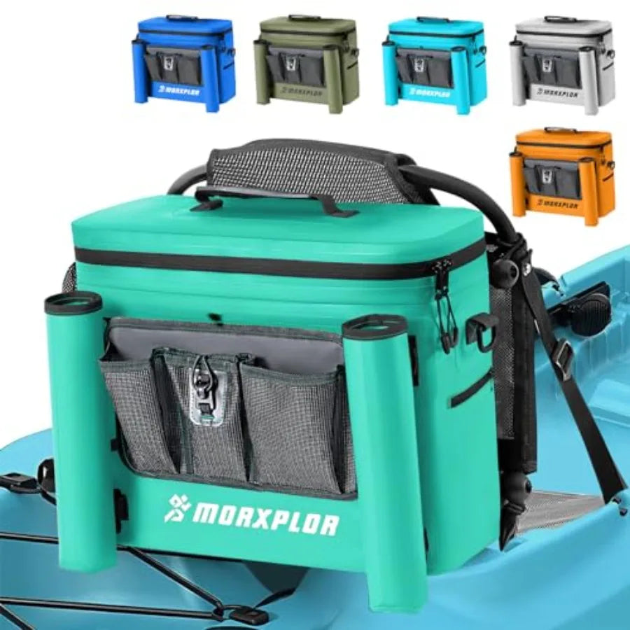 Kayak CoolerWaterproof Kayak Seat Back Cooler for Kayaking Kayak Accessories Cooler Bag Protable Ice Chest Beach Cooler Travel