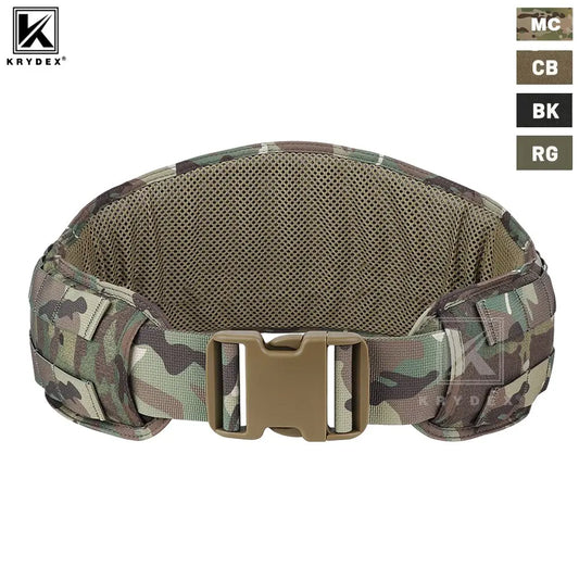 Tactical Waist Belt MOLLE Soft Wide Padded Battle Belt Shooting Airsoft Hunting Multi-Function Quick Release Belt