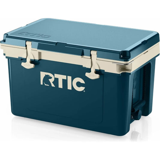 Ultra-Light 32 Quart Hard Cooler Insulated Portable Ice Chest Box for Drink, Beverage, Beach, Camping, Picnic, Fishing, Boat, B