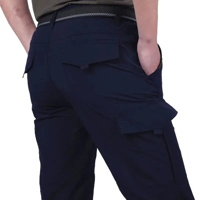 Summer Leisure Light Army Military Pants Men's Outdoor Waterproof Special Police Combat Military Camouflage Pants Cargo Camping