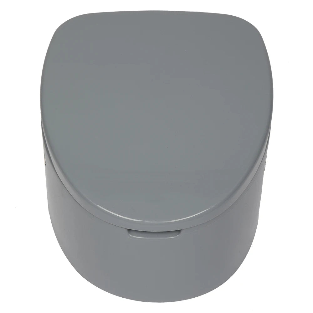 Portable outdoor toilet with non-slip mat, solve toilet trouble in 5 mins for self-driving & camping