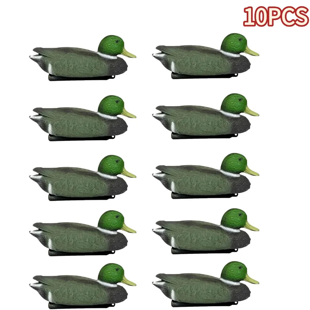 1-10pcs Fake Duck Decoy 3D Floating Hunting Shooting Duck Decoy Fishing Lure for Garden Decoration Simulation Hunting Duck
