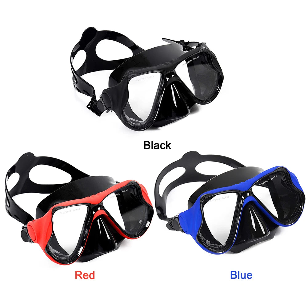 Professional Snorkeling Mask Panoramic Wide View Snorkels Diving Goggles Wear Resistant Swimming Glasses for Men Women