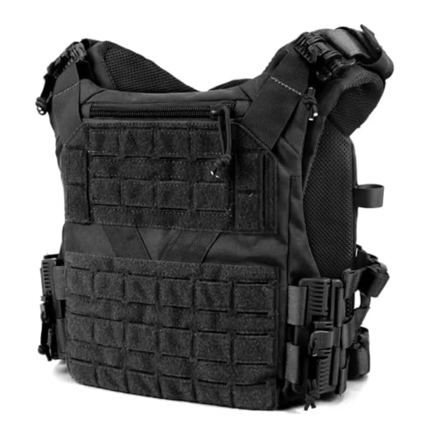 Tactical Vest Quick Release Outdoor Weighted Vest Adjustable 3D Breathable Modular Vest for Training