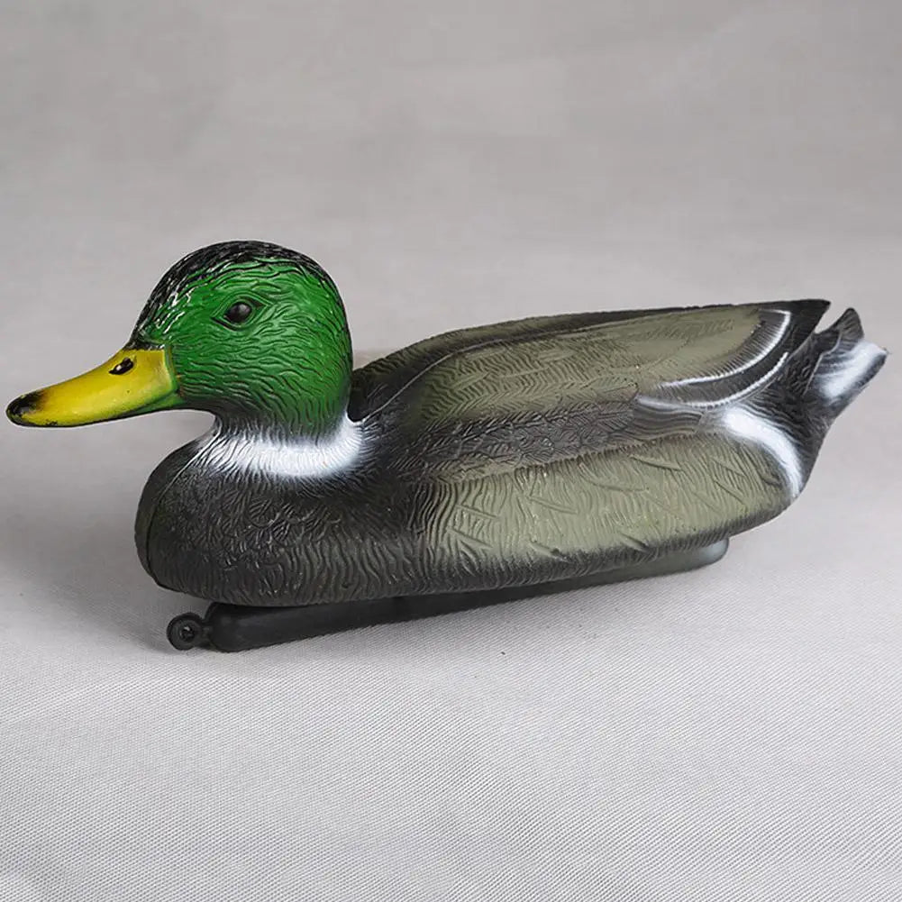 1pc Realistic Plastic Duck Hunting Lure Garden Decoration Floating Head Duck Decoy Outdoor Realistic Duck Lure Garden Decor