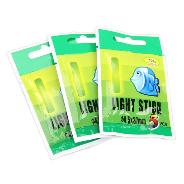 50PCS Fishing Float Light Stick  Fireflies Fluorescent Lightstick Night Float Rod Light Dark Glow Stick Fishing Tackle Tool