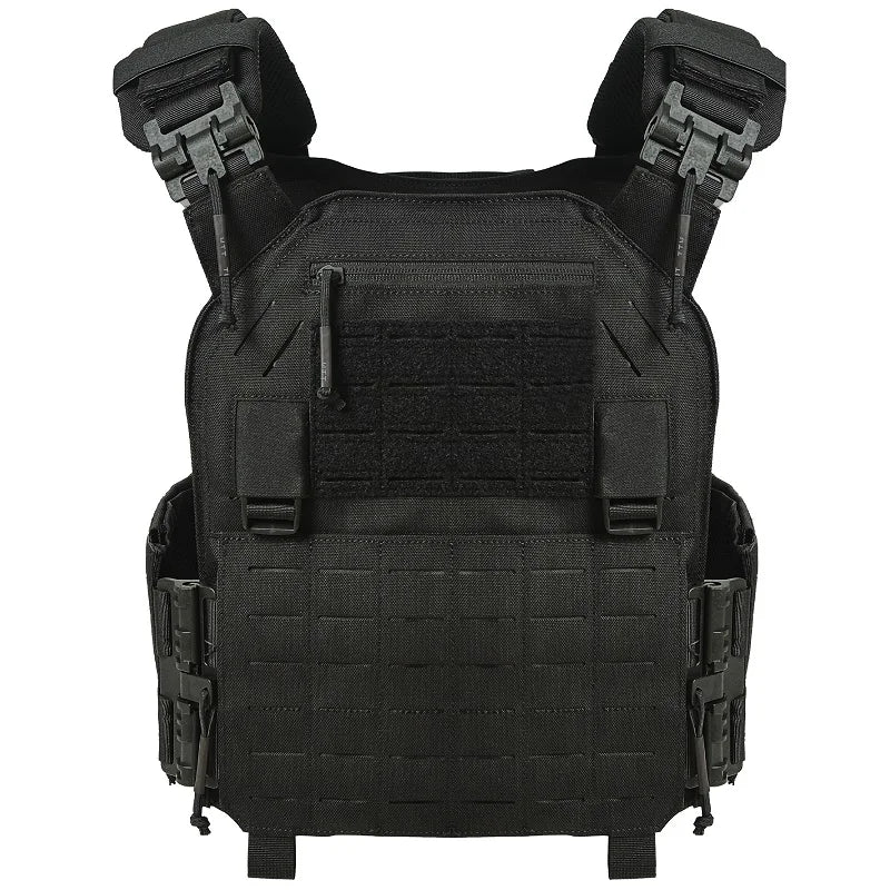 Qucik Release Full Protect  Upgrated Laser Cutting plate carrier 1000D Nylong tactical vest