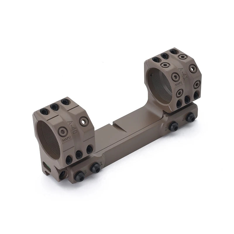 6 MIL 20.6MOA Scope Rings 1.54 inch for 1913 Picatinny Rails, AR15, M4 one Piece Scope 34mm Mount, Desert Black Color,US Stock