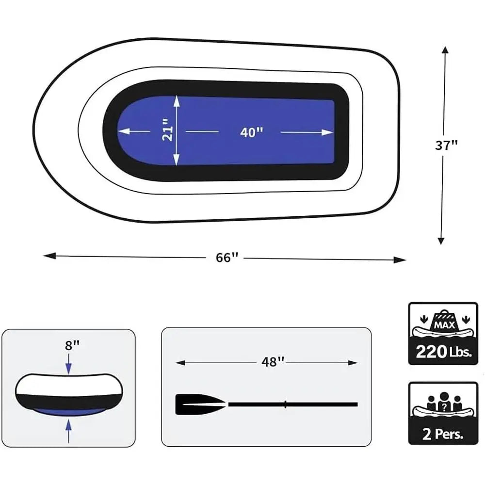 Inflatable Boat for Pools and Lakes