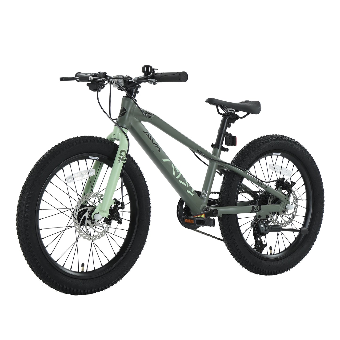 AIVA EXPLOPER-20 Kids Bicycle, 20 Inch Wide Tires, 7 Speed Children's Bike for Boys & Girls, Lightweight Aluminum Frame, Front and Rear Disc Brakes