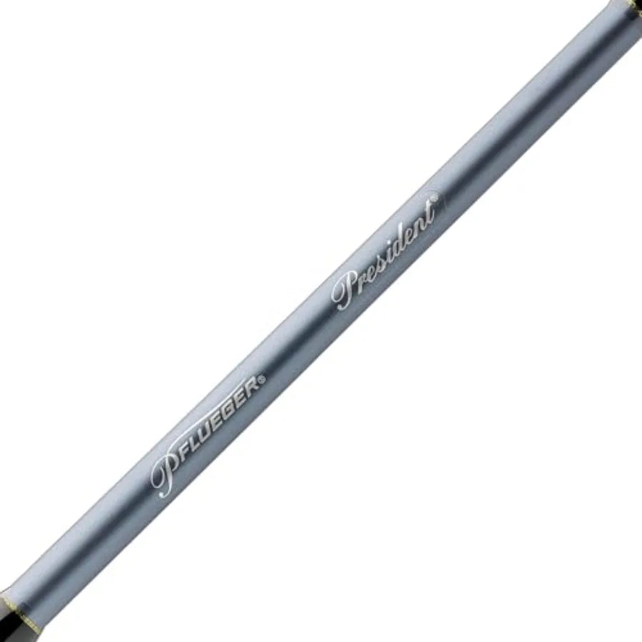 President Spinning Rod for freshwater fishing, graphite composite material, matte black finish, ultra-lightweight and sensitive