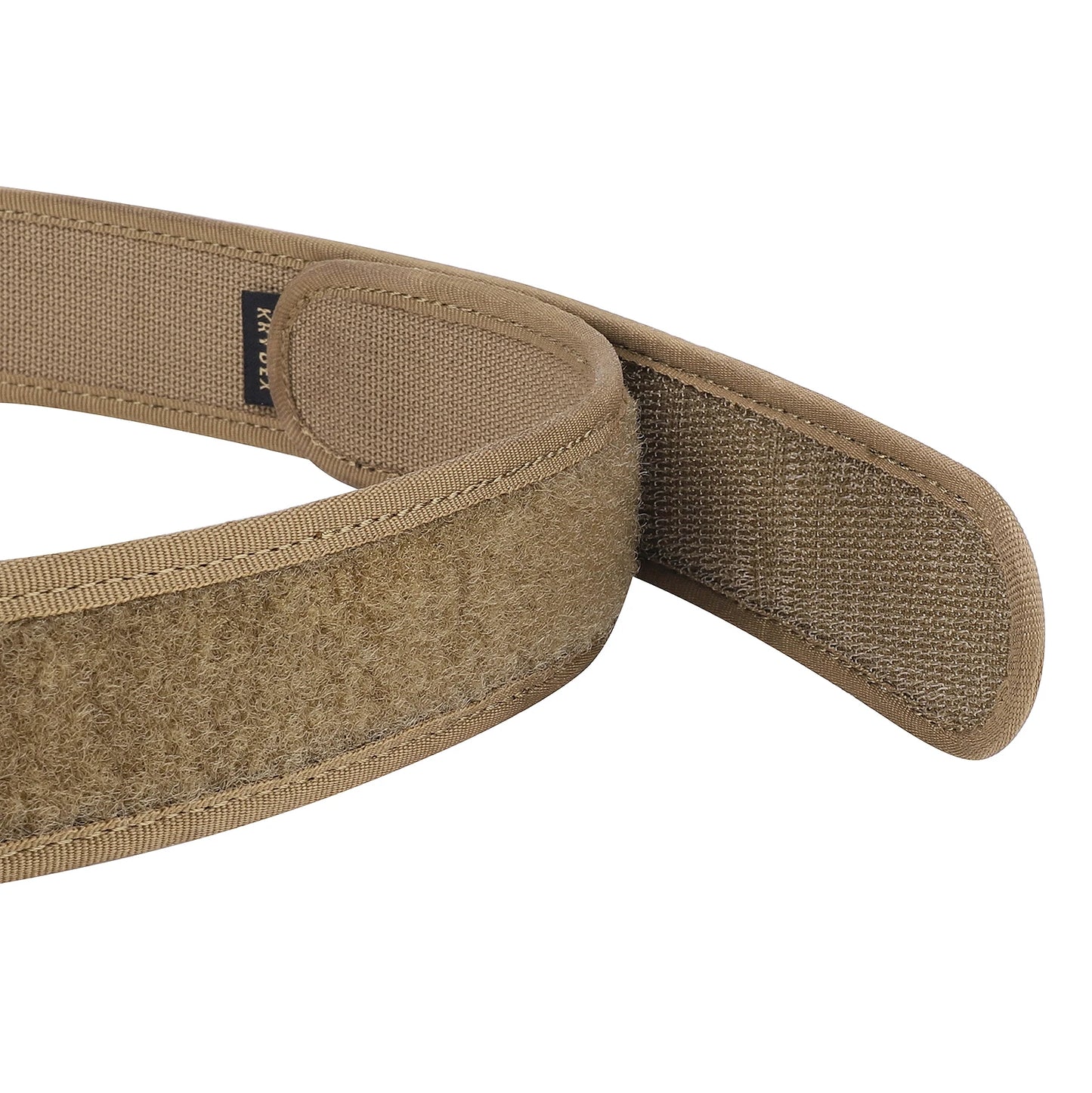 KRYDEX Tactical Buckleless Nylon Inner Belt 1.5'' Loop Waist Duty Belt Hunting Shooting Sport Accessories Men's Belt