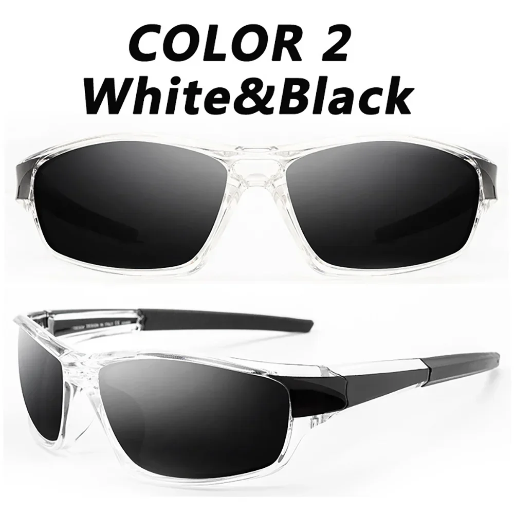 Sports Polarized Sunglasses for Men Lightweight Night Vision Male Shades Cycling Driving Fishing Fashion Mirror Sunglass De Sol