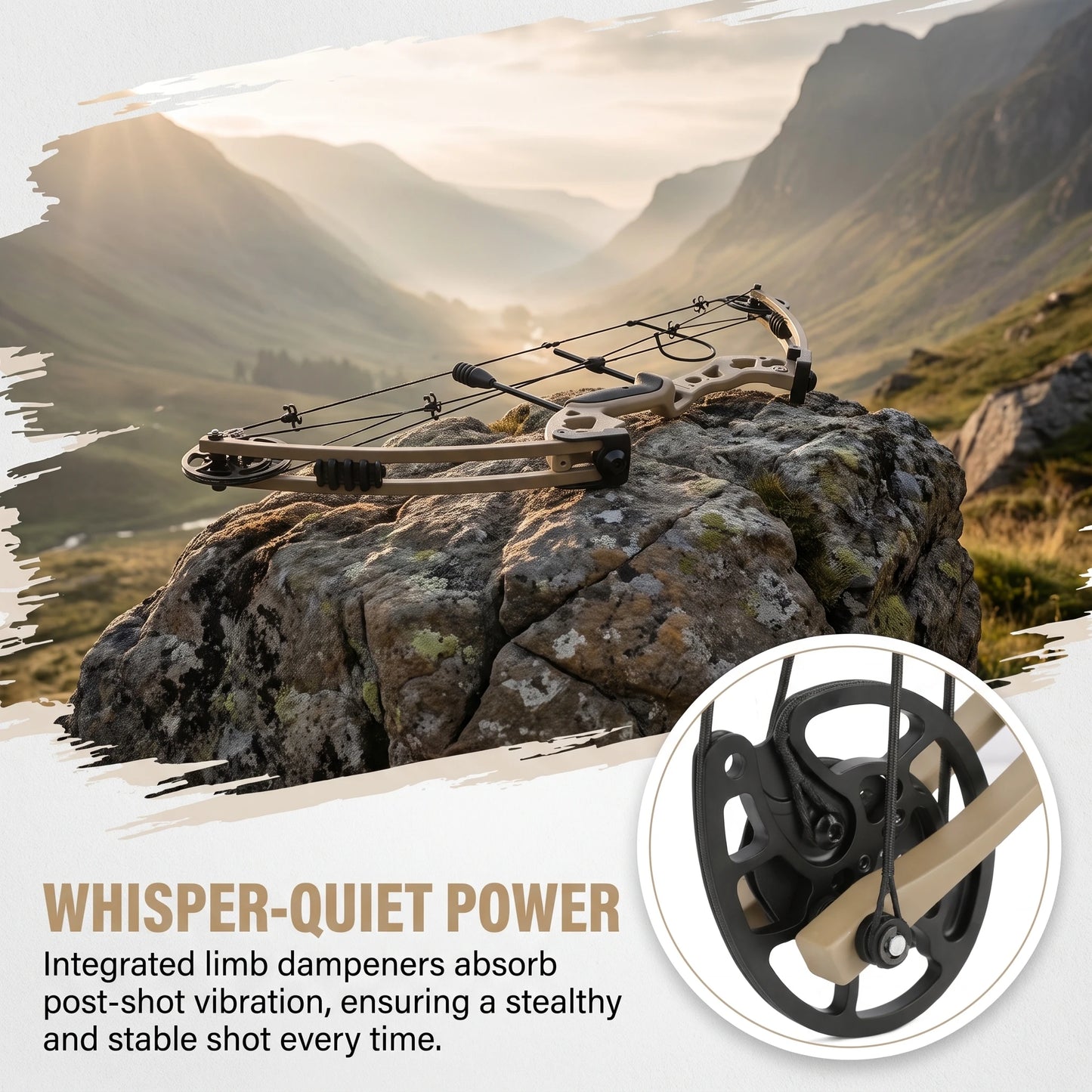 30-55lbs Compound Bow Arrow Set High Strength Alloys Let-off 70% Bow 310FPS Arrow Speed for Right/Left Hand Shooting Hunting Bow